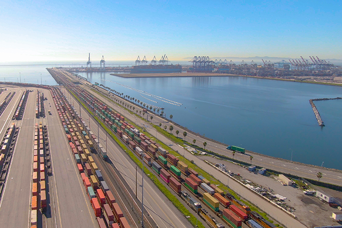 HMM recently switched its western US rail business to Union Pacific Railroad to can gain efficiencies of sharing the same rail operator as fellow THE Alliance members Hapag-Lloyd and Ocean Network Express. Photo credit: Shutterstock.com