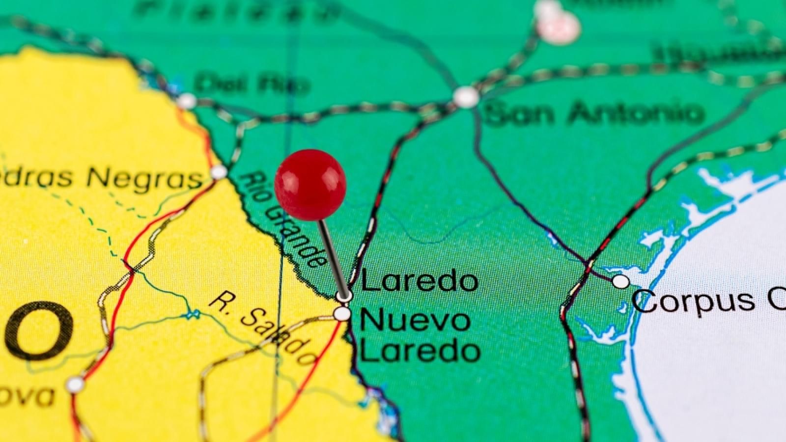 Texas-Mexico International Bridges and Border Crossings, image size:1600x900