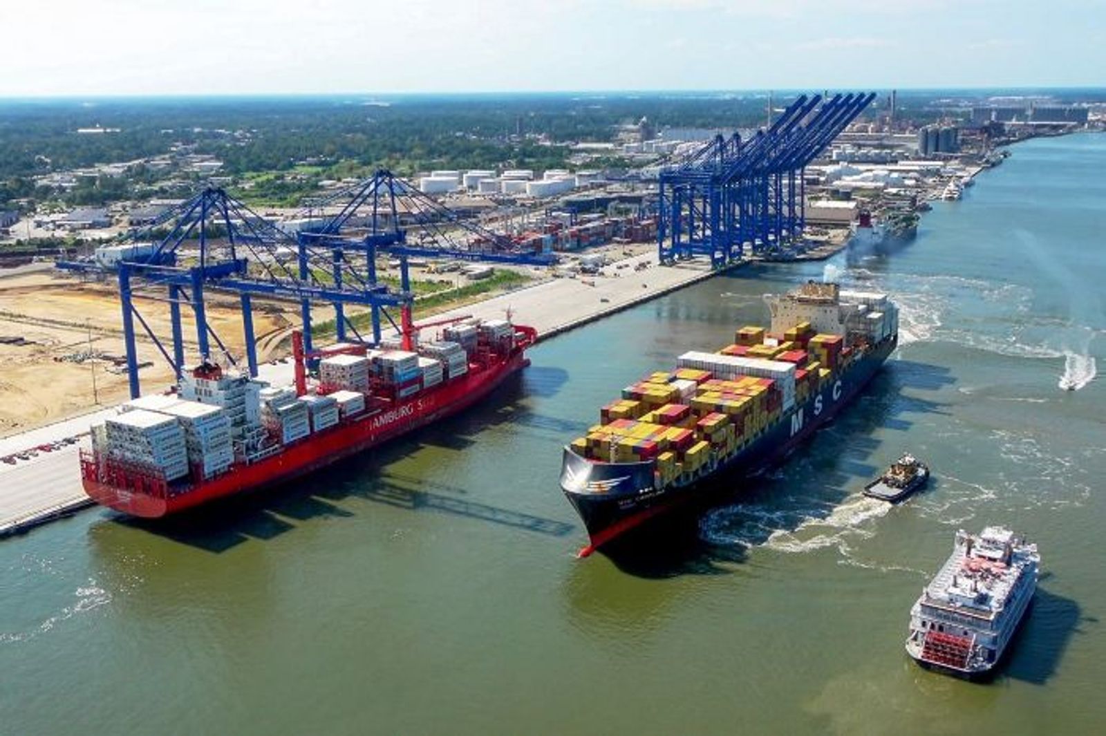 Savannah's Ocean Terminal ready for large ships as upgrade work continues