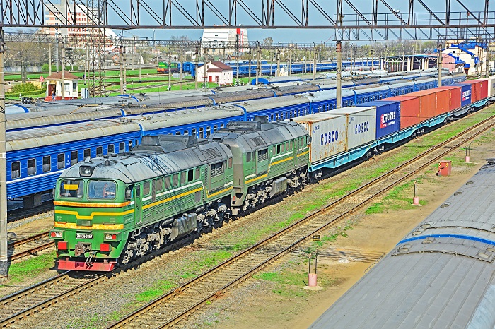 electric freight train
