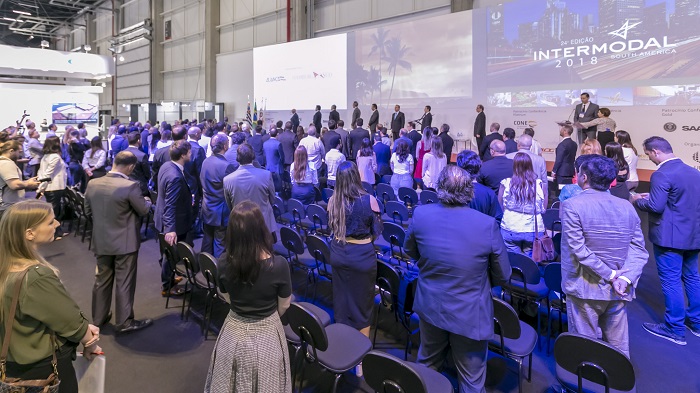 The Brazil Intermodal South America Trade Show 2018. Photo credit: UBM Brazil. Brazil Intermodal South America Trade Show 2018