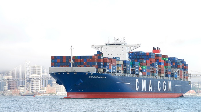 The CMA CGM is the third largest shipowner in the world. Photo credit: Shutterstock.
