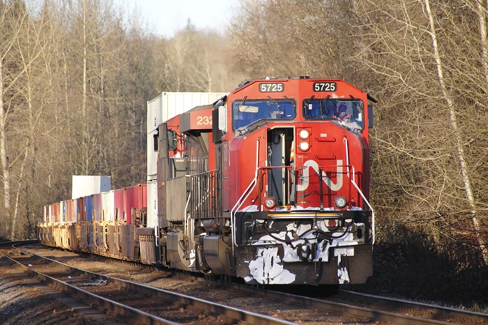 Canadian National Railway. Photo credit: Shutterstock.com Canadian National Railway.