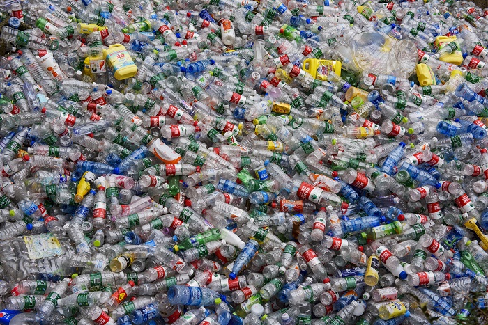 Scrap plastic exporters are concerned because of rumors that China's ban, which currently applies only to residential plastics such as soda and water bottles, could be extended to post-consumer plastics. Photo credit: Shutterstock.