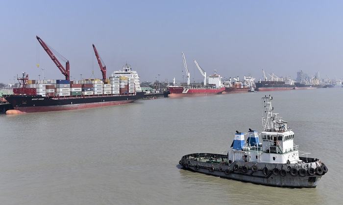 Bangladesh's Bay terminal construction is designed to ease congestion at Chittagong. Photo credit: Shutterstock. Chittagong, Bangladesh.