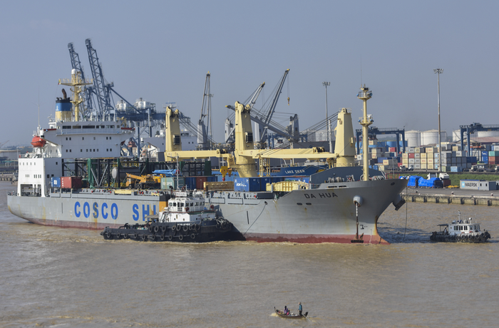 Port officials said if the cyclone hits Bangladesh on Friday night, the port activities would not resume before Saturday, a 48-hour work suspension. Photo Credit: Shutterstock