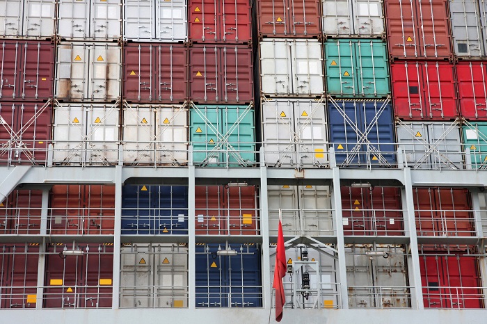 Containers at the Port of Hamburg. (Photo credit: Shutterstock.) Containers at the Port of Hamburg.