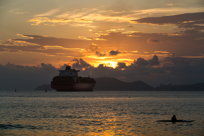 Container lines in early March cut Asia-East Coast South America capacity roughly 18 percent, pushing headhaul spot rates up to ,500 per TEU. Photo credit: Shutterstock.com.