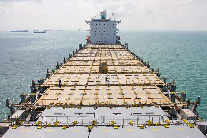 Container factories in China are only operating at 50 percent of capacity, and some facilities continue to be limited in coming back online due to raw material supplies being trapped in the supply chain choke points. Photo credit: Shutterstock.com.