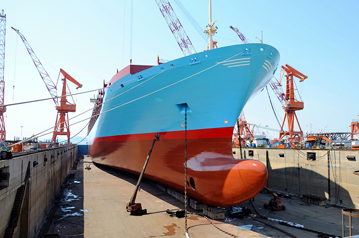 Alphaliner Executive Consultant Tan Hua Joo says roughly 4.4 million TEU in container ship capacity will be taken out of service in the lead up to the International Maritime Organization’s (IMO) Jan. 1, 2020 low-sulfur fuel deadline. Photo credit: Shutterstock.com.