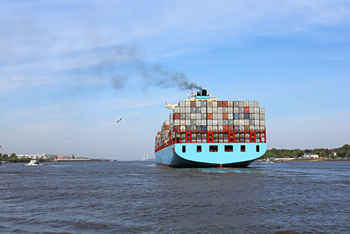 Alphaliner estimates the total number of scrubbers ordered so far exceeds 700 units, with about 200 units to be fitted on newbuildings, and 500 units expected to be retrofitted on existing ships. Photo credit: Shutterstock.com.