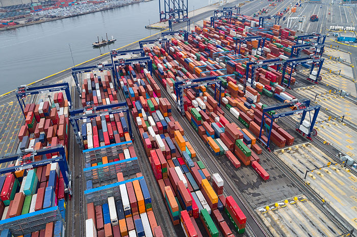 NVOs accounted for 43.7 percent (4.6 million TEU) of the roughly 10.7 million total TEU in US imports from Asia in the first half of 2019. Photo credit: Sky Cinema / Shutterstock.com.