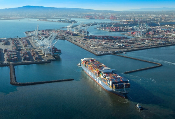 Inaugural Long Beach Call Of Cma Cgm Corte Real Brings Home Mega Inaugural Long Beach Call Of Cma Cgm Corte Real Brings Home Mega Ship Demands On Ports Joc