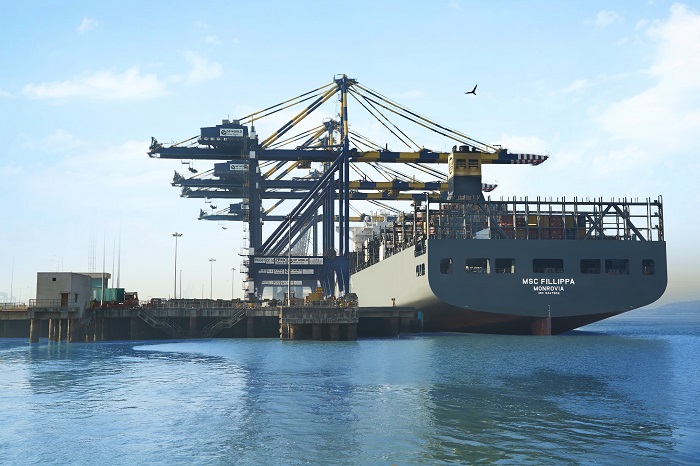 Above: DP World Nhava Sheva (India) Gateway Terminal. Photo credit: DP World Subcontinent. DP World Nhava Sheva (India) Gateway Terminal.