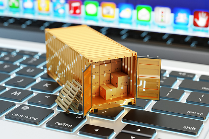 Forwarders looking to add technology aimed at helping shippers sell products via their own websites must decide whether to build those capabilities in house, invest in or acquire an existing provider, or create partnerships with multiple software providers. Photo credit: Shutterstock.com.