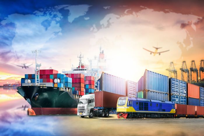 The e-commerce surge is pushing the bounds of available capacity most sharply in Western intermodal rail, in the cargo holds of freighter and passenger jets, and in last-mile delivery. Photo credit: Shutterstock.com