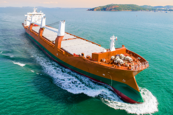 The specialist nature of heavy lift and multi-purpose vessels -- particularly when they’re exposed to the whims of commodities markets -- make them more of a financing risk than other merchants ships. Photo credit: Shutterstock.com.