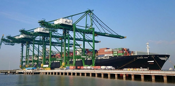 Hapag-Lloyd's Express Rome vessel. Photo credit: PSA India. Hapag-Lloyd's Express Rome vessel.