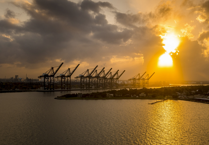 With the long-awaited boom in US production of synthetic resins expected to finally materialize this year, shippers are urging carriers to add more services from the Gulf to Asia. But will ocean carriers respond? (Above: the Port of Houston.) Photo credit: US Army Corps of Engineers. Port of Houston.