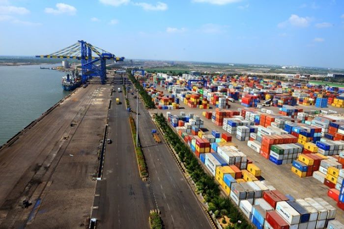 About 75% of targeted stakeholders have signed on to India’s revamped digital collaboration supply chain platform. Private ports like Krishnapatnam (above) have been slow to adopt, however. Photo credit: Krishnapatnam Port.