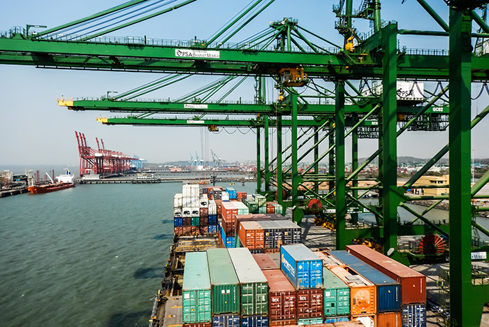 Bharat Mumbai Container Terminals (BMCT) opened in February 2018 with an initial capacity of 2.4 million TEU annually.