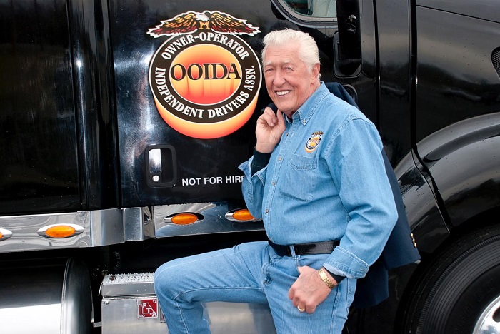 Johnston was elected to nine five-year terms as OOIDA president. Photo credit: Shutterstock.