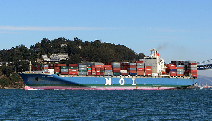 MOL actually expects to turn a profit this fiscal year, albeit a lower one than the liner had originally anticipated.