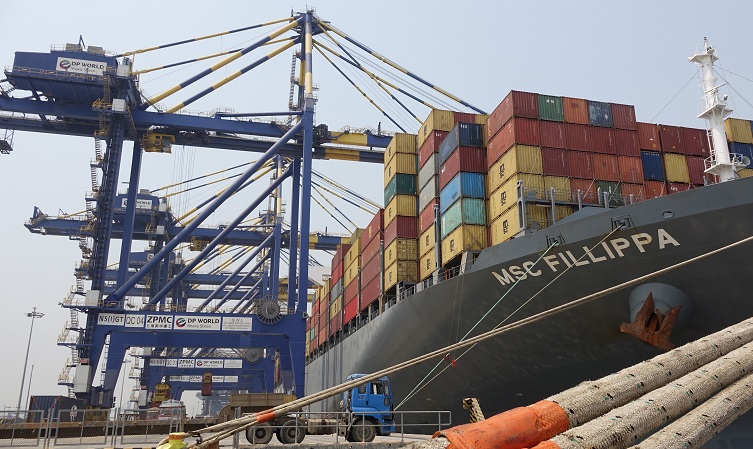 Above: A recent MSC call at DP World's Nhava Sheva (India) Gateway Terminal at Jawaharlal Nehru Port Trust (JNPT). Photo credit: DP World Subcontinent. MSC at DP World Nava Sheva India Gateway