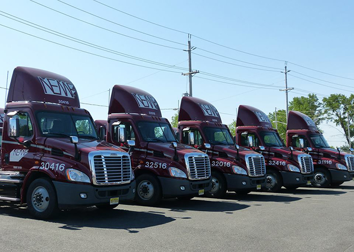 Bankruptcies among large trucking firms such as NEMF are rare, but cost pressures on smaller carriers are raising red flags for shippers. Photo credit: New England Motor Freight
