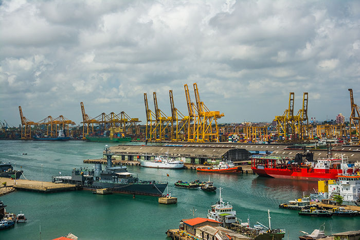 The Port of Colombo saw container throughput jump 13.5 percent year over year to just over 7 million TEU in 2018, with transshipment accounting for more than 81 percent (5.7 million TEU) of that total. Photo credit: Shutterstock.com.