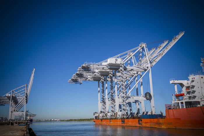 Houston and other Gulf ports expect to benefit from an increase in exports of synthetic resin pellets from plants that producers are building in Texas and Louisiana. (Above: Cranes at Port Houston.) Photo credit: Port Houston. Cranes at Port Houston.