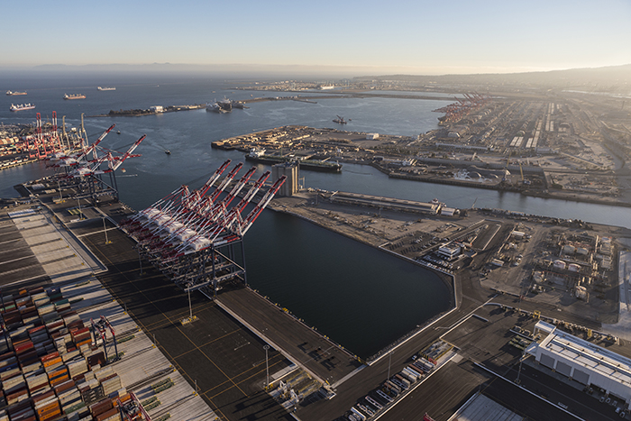 The Port of Los Angeles' Fenix Marine Services terminal was shut down Wednesday following an incident that left one dockworker dead and another seriously injured. Photo credit: Shutterstock.com.