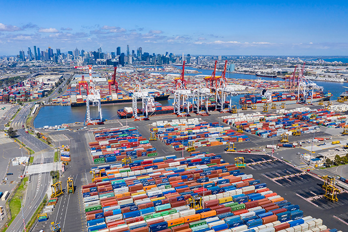DP World Australia is the country's largest terminal operator, handling roughly 3 million TEU annually. Photo credit: Shutterstock.com.
