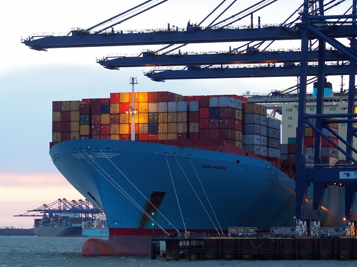 Digitalizing the forwarding business will improve efficiency and automate repetitive functions, but transporting containerized cargo across continents will always require a human touch, key industry decision makers argue. Above: A container ship at the Port of Felixstowe. Photo credit: Shutterstock.com. Port of Felixstowe.