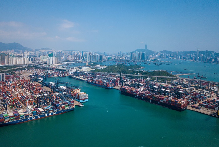 Port of Hong Kong.