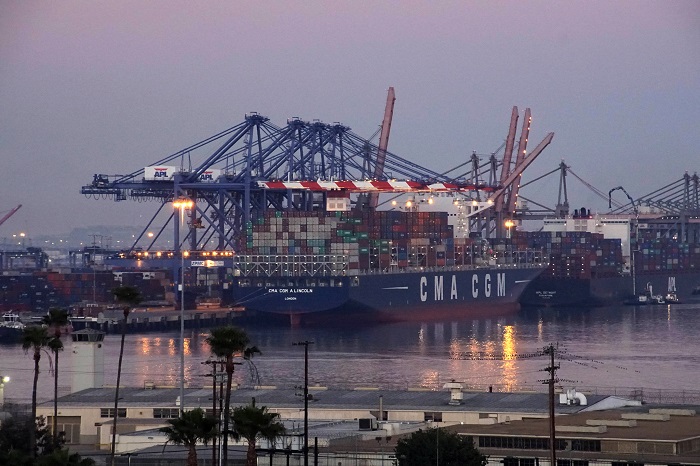 The fact that ocean carriers have been able to achieve modest profits since late 2017 could embolden them to seek increases in their service contract rates compared to last year’s low rates. (Above: the Port of Los Angeles.) Photo credit: Shutterstock. Port of Los Angeles.