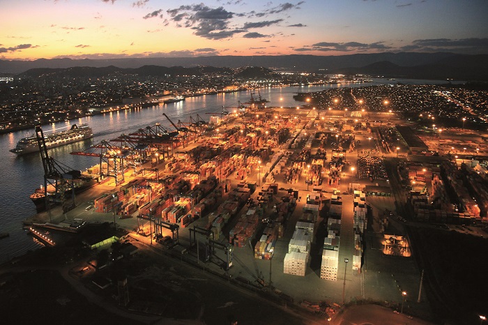 The strike is increasing shipper costs, especially importer costs and those who use the Port of Santos, Brazil’s largest container port. (Above: the Port of Santos.) Photo credit: Tecon Santos. The Port of Santos.