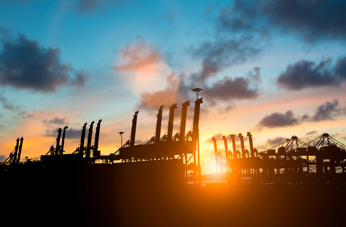The impact of the coronavirus disease 2019 (COVID-19) is pulling down cargo volumes by double-digit percentage rates, making it difficult for marine terminals to meet lease requirements while they have to shell out extra money on cleaning supplies and PPE to keep workers safe. Photo Credit: Shutterstock.com