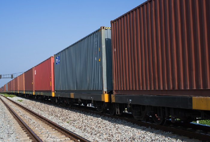 Freight rail cars.