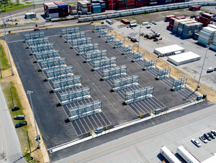 The port plans to eventually expand its total reefer yard capacity to be able to handle more than 1,000 containers. Photo Credit: North Carolina State Ports Authority