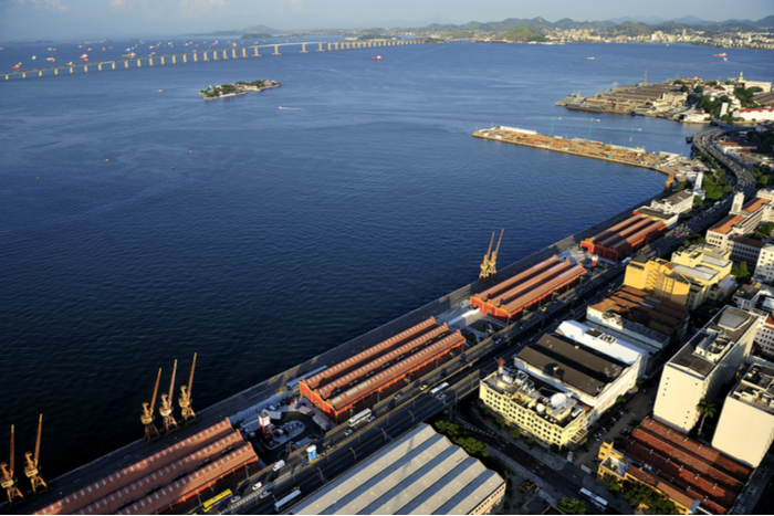 Exports from Rio de Janeiro were up 11.39 percent during the first five months of this year, to 39,613 TEU. Photo credit: Shutterstock.com