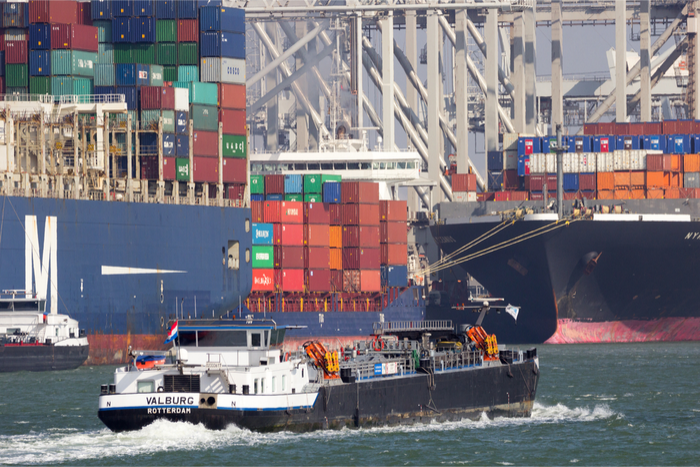 Rotterdam’s first-quarter throughput was up 7.3 percent compared with the same period last year. Photo credit: Shutterstock
