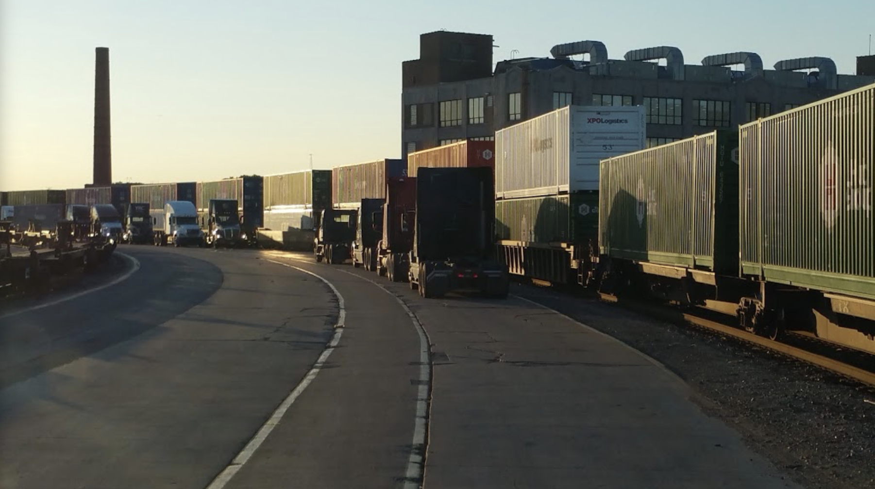 Union Pacific is running short on well cargos in Chicago to carry double stack containers, so trucks are prohibited from bringing in boxes through Sunday. Photo credit: Shutterstock.com