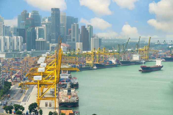 Very low-sulfur fuel oil in Singapore was assessed Wednesday at $270 per metric ton, down 63 percent from $740/mt in early January. Photo credit: Shutterstock.com.