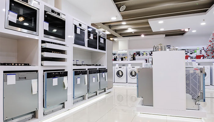 In 2017, US imports of household goods jumped as home projects and construction soared on economic strength, and the outlook calls for continued growth in 2018. Photo credit: Shutterstock.com. Big-ticket appliances.