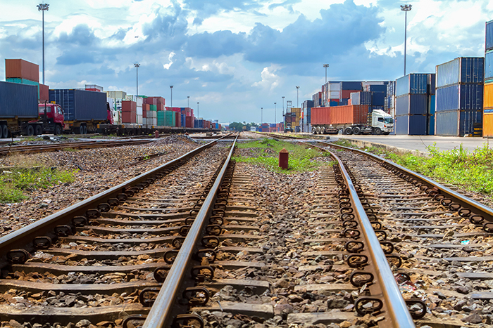 The Port of New York and New Jersey's ExpressRail system handled 645,760 containers in 2018, a 13.8 percent increase over 2017, according to port authority data. Photo credit: Shutterstock.com.
