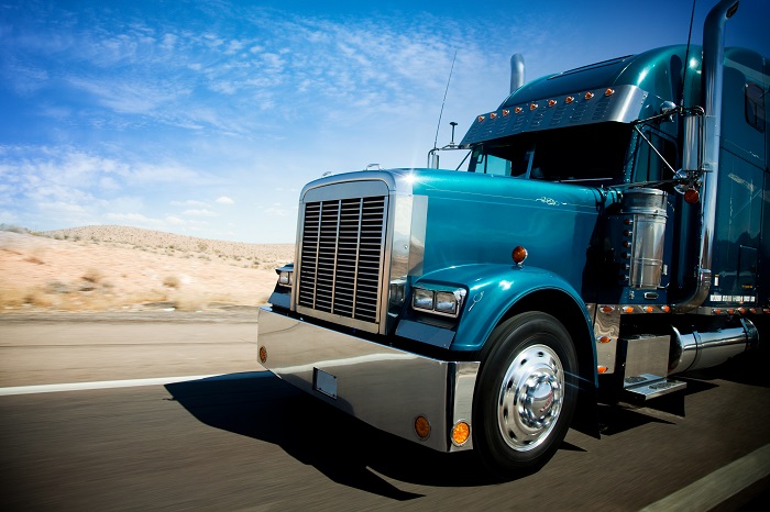 Each of the proposed reforms revolve around time. While the hours-of-service regulations never changed when the electronic logging device (ELD) mandate was enacted in December 2017, using a digital tracking tool eliminated ways that a driver would cheat on a paper logbook. Photo credit: Shutterstock.com. A truck travels on a US road.