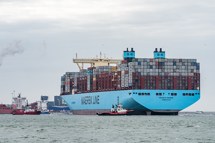 The deployment of ultra-large container vessels has seen average vessel size in the Asia-Europe trade more than double from 7,200 TEU to 15,800 TEU in the last decade. Photo credit: Shutterstock.com.