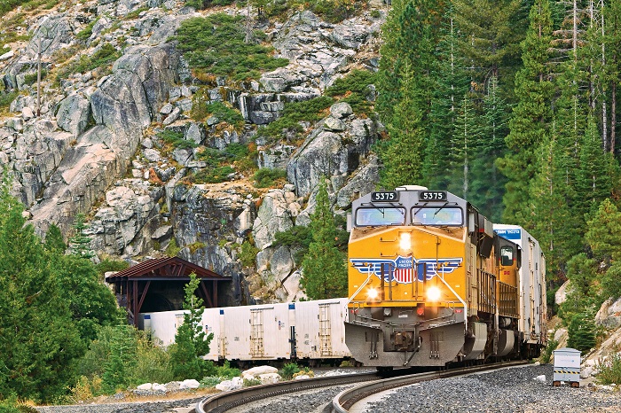 In another ELD ripple, the US truck transport capacity shortage is creating an opportunity for cold-chain train transport, and the railroads may be able to seize the day. Photo credit: Shutterstock. Union Pacific Railroad.