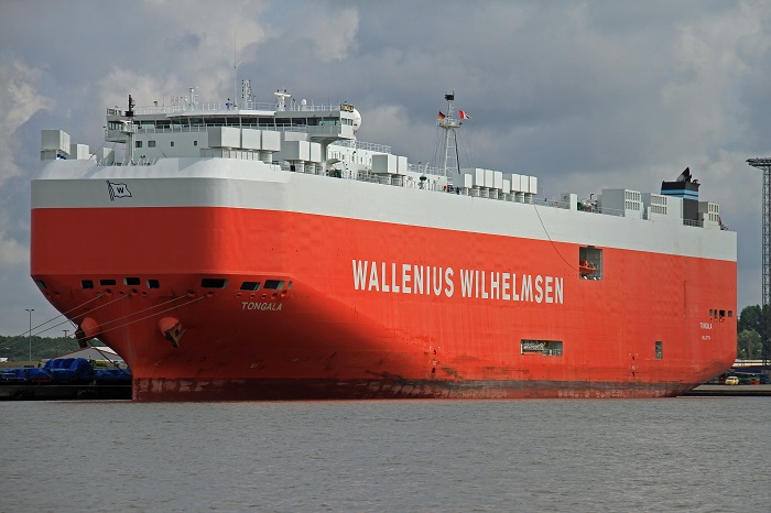 A Wallenius Wilhelmsen ship.
